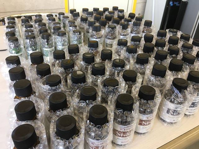 Dispense body coating into bottles58