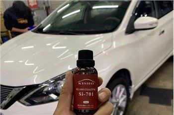 Depilação de carro novo branco ou revestimento nano